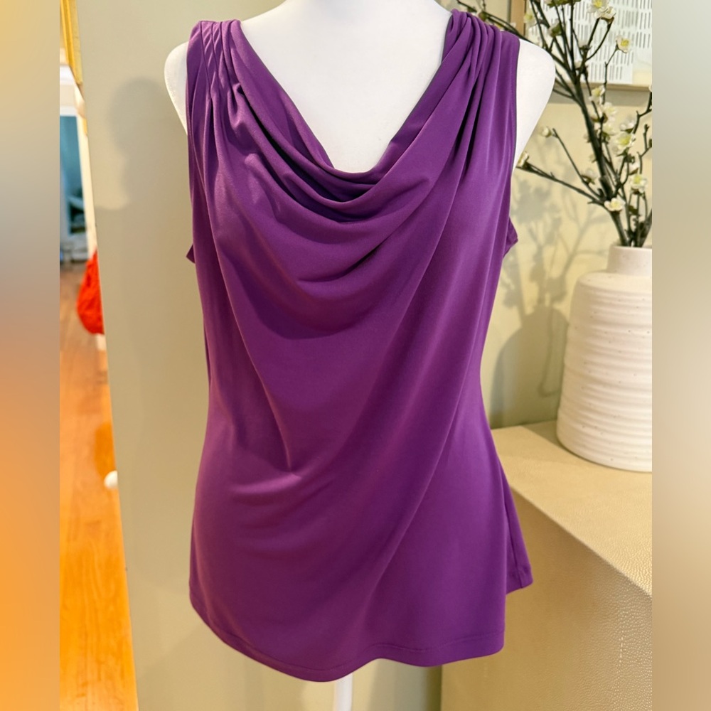Calvin Klein Purple vibrant sleeveless top